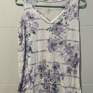 Maurices Purple and Gray Tank Top